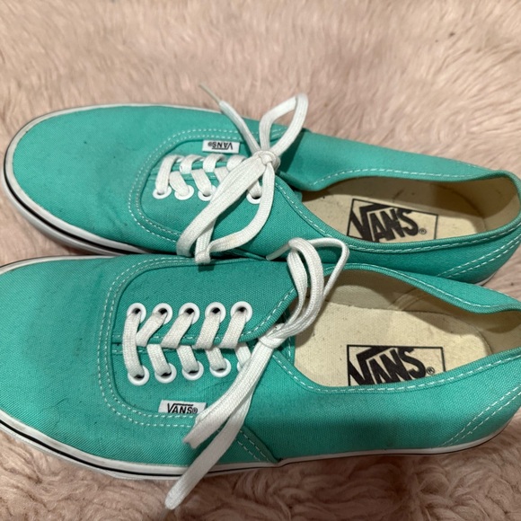 Excellent Condition Turquoise Vans - Picture 3 of 4